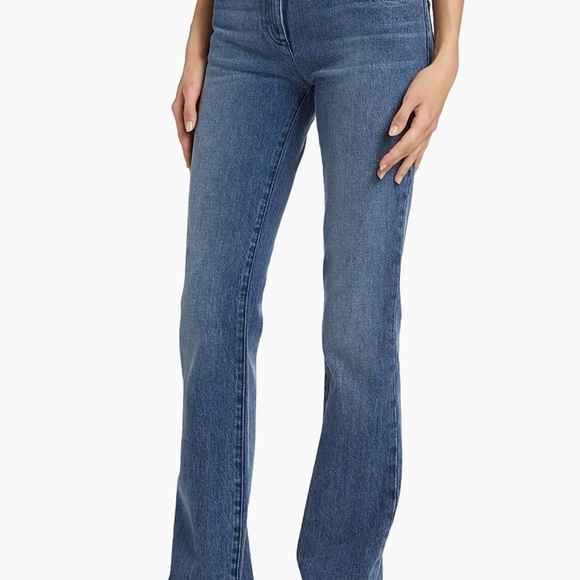 Michael Kors Collection Cotton Slim Stovepipe Jeans in Indigo - Picture 3 of 6
